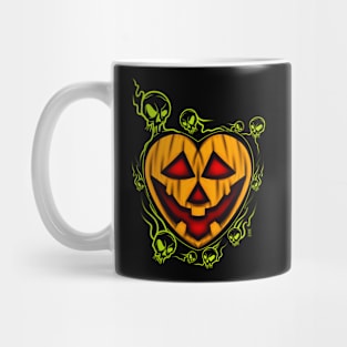 Pumpkin heart Mug